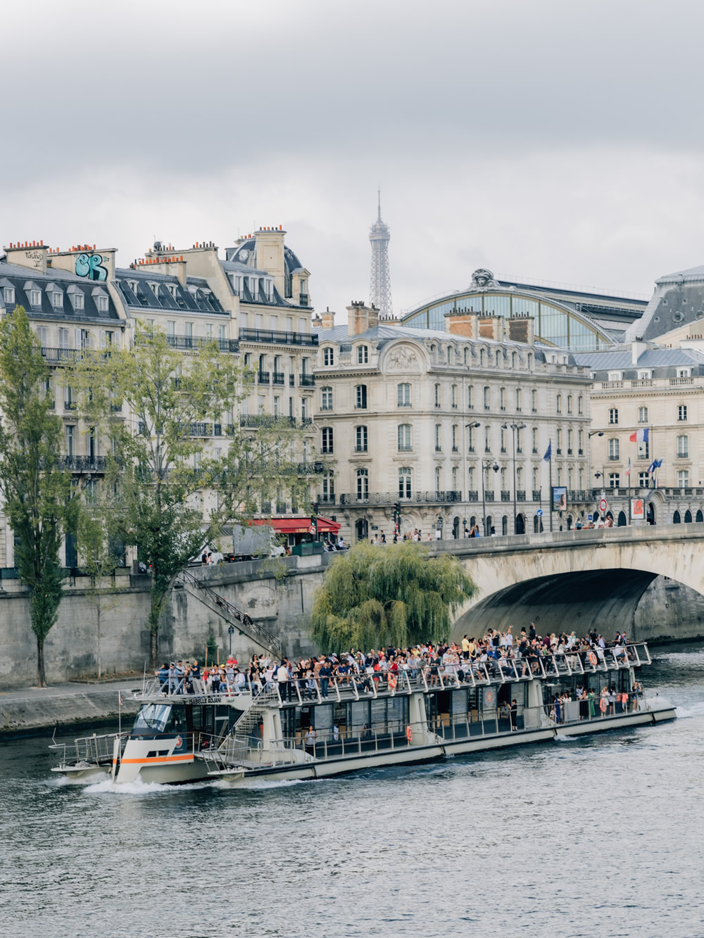 Visiting Paris with family: take a boat trip