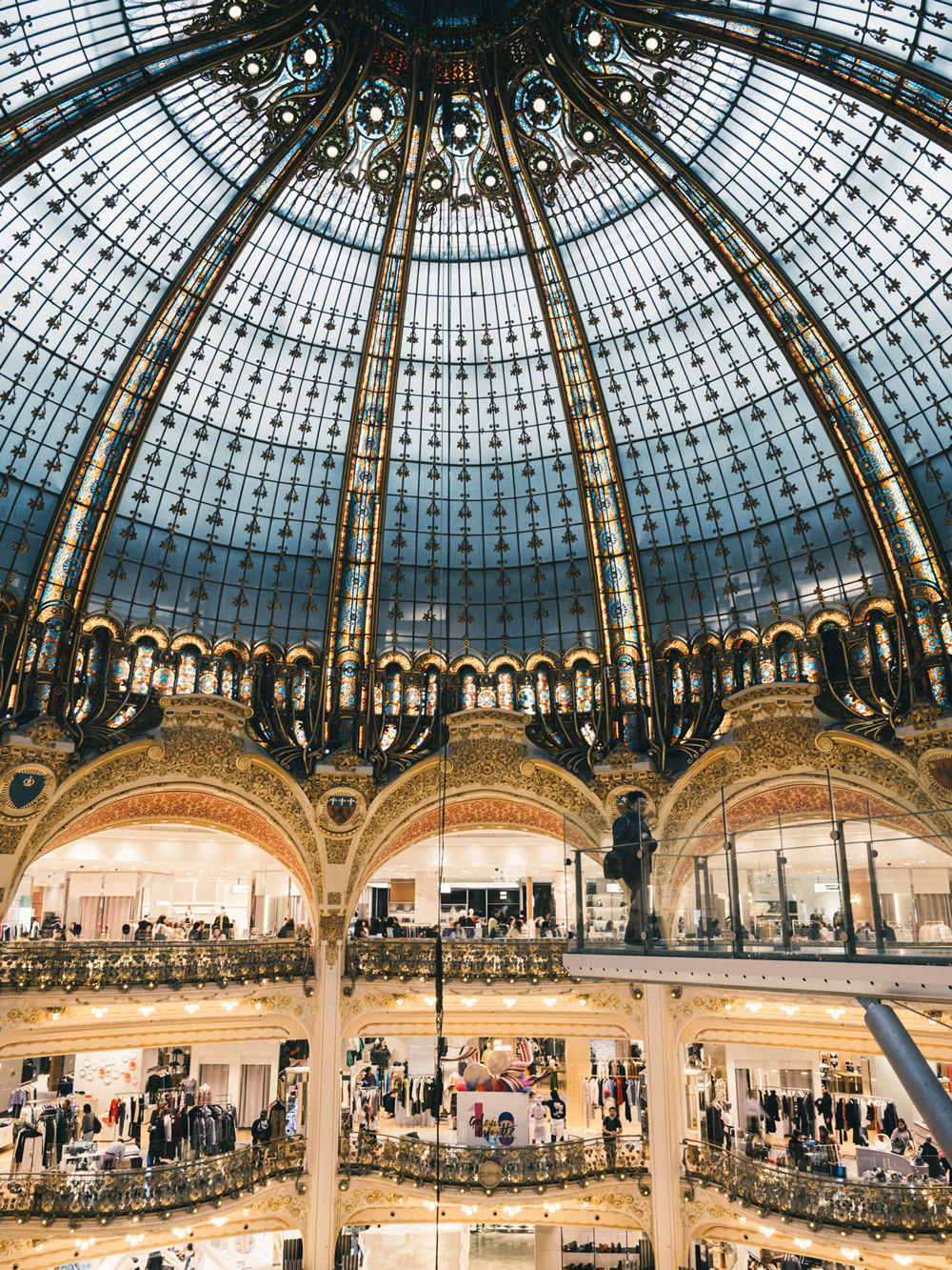 Galeries Lafayette department store in Paris