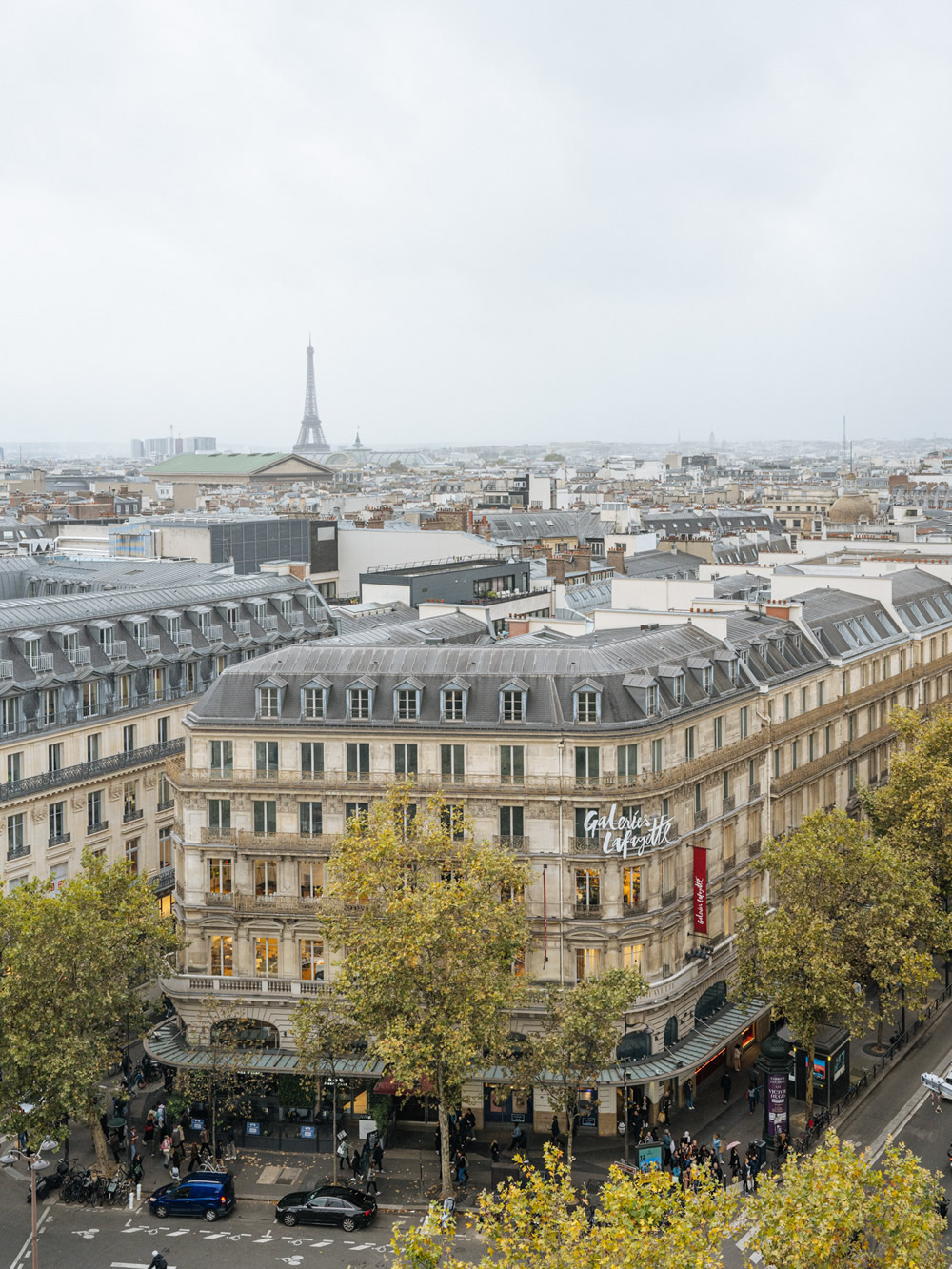 View from the rooftop terrace of Lafayette